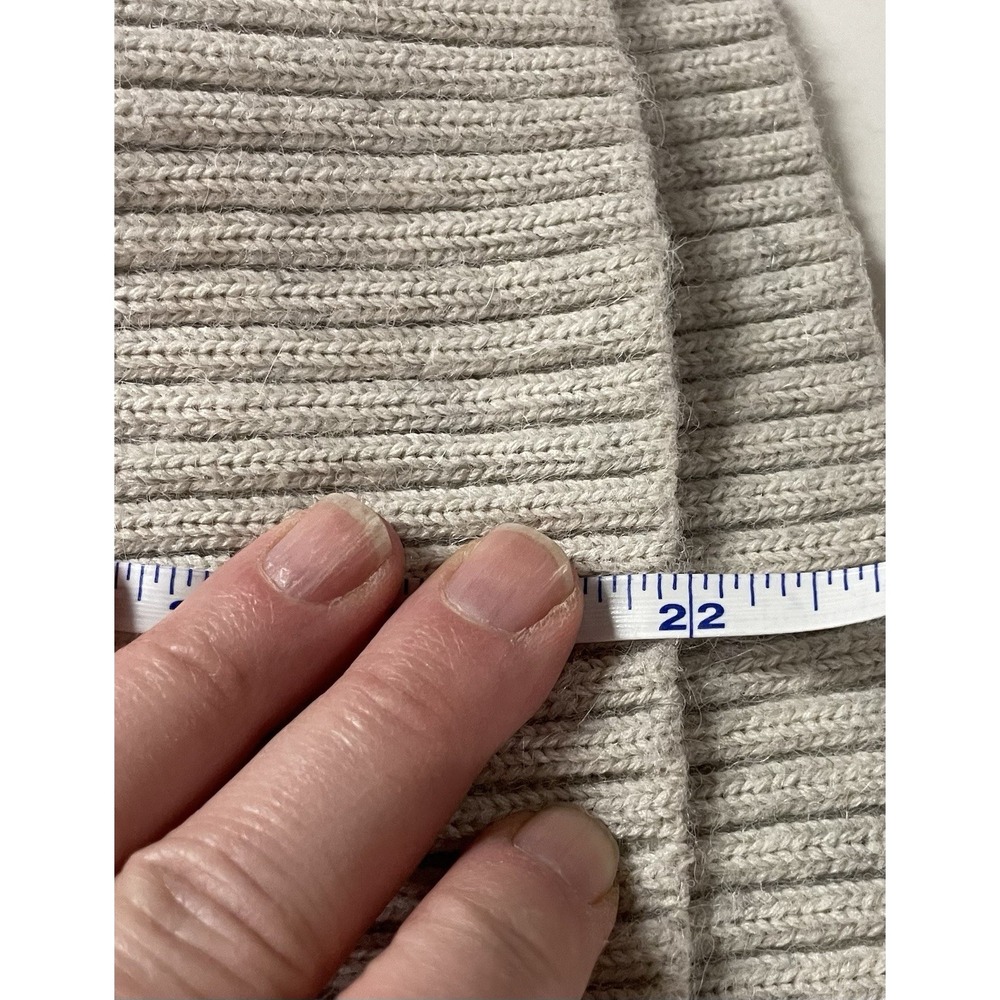 Lululemon Womens medium Alpaca Wool Blend V-Neck Sweater Gray - Picture 10 of 10